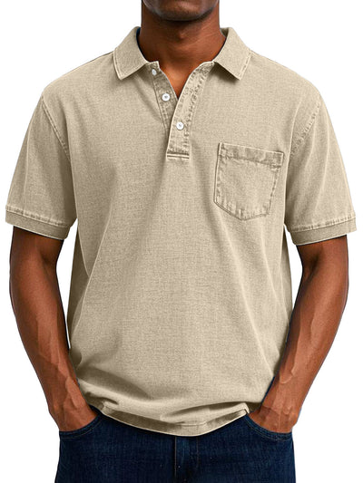 Henrik  | Klassisk Poloshirt med Knapper l Vanero