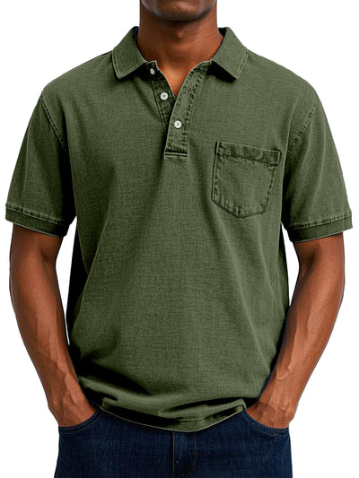 Henrik  | Klassisk Poloshirt med Knapper l Vanero