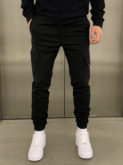 Laurent | Slim Fit Cargo Joggers l Vanero