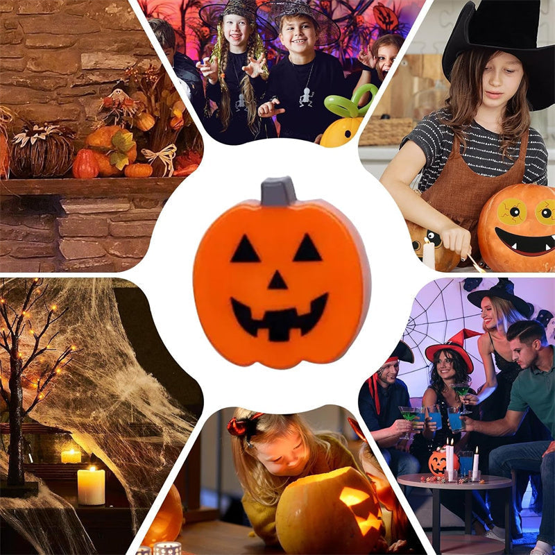 Dekorativt Knapcover | Græskarinspireret Design | Genanvendelig Halloween Pynt Sæsondekoration | Vanero