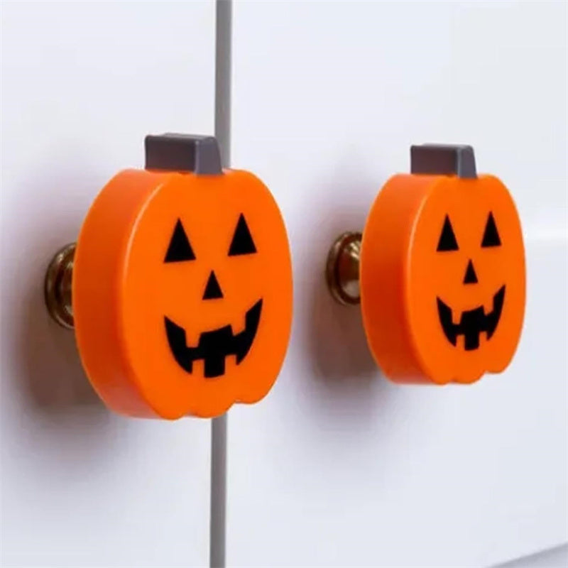 Dekorativt Knapcover | Græskarinspireret Design | Genanvendelig Halloween Pynt Sæsondekoration | Vanero