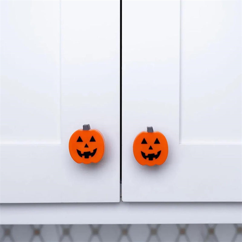 Dekorativt Knapcover | Græskarinspireret Design | Genanvendelig Halloween Pynt Sæsondekoration | Vanero
