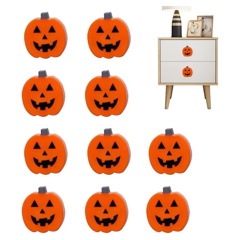 Dekorativt Knapcover | Græskarinspireret Design | Genanvendelig Halloween Pynt Sæsondekoration | Vanero
