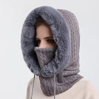 Hættetørklæde Polyester Fleece | One Size Hætte & Halsvarmer | Fleeceforet Design til Vinter- & Udendørsbrug | Vanero