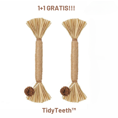 TidyTeeth | Naturlig Silvervine Stick tyggelegetøj til katte l Vanero