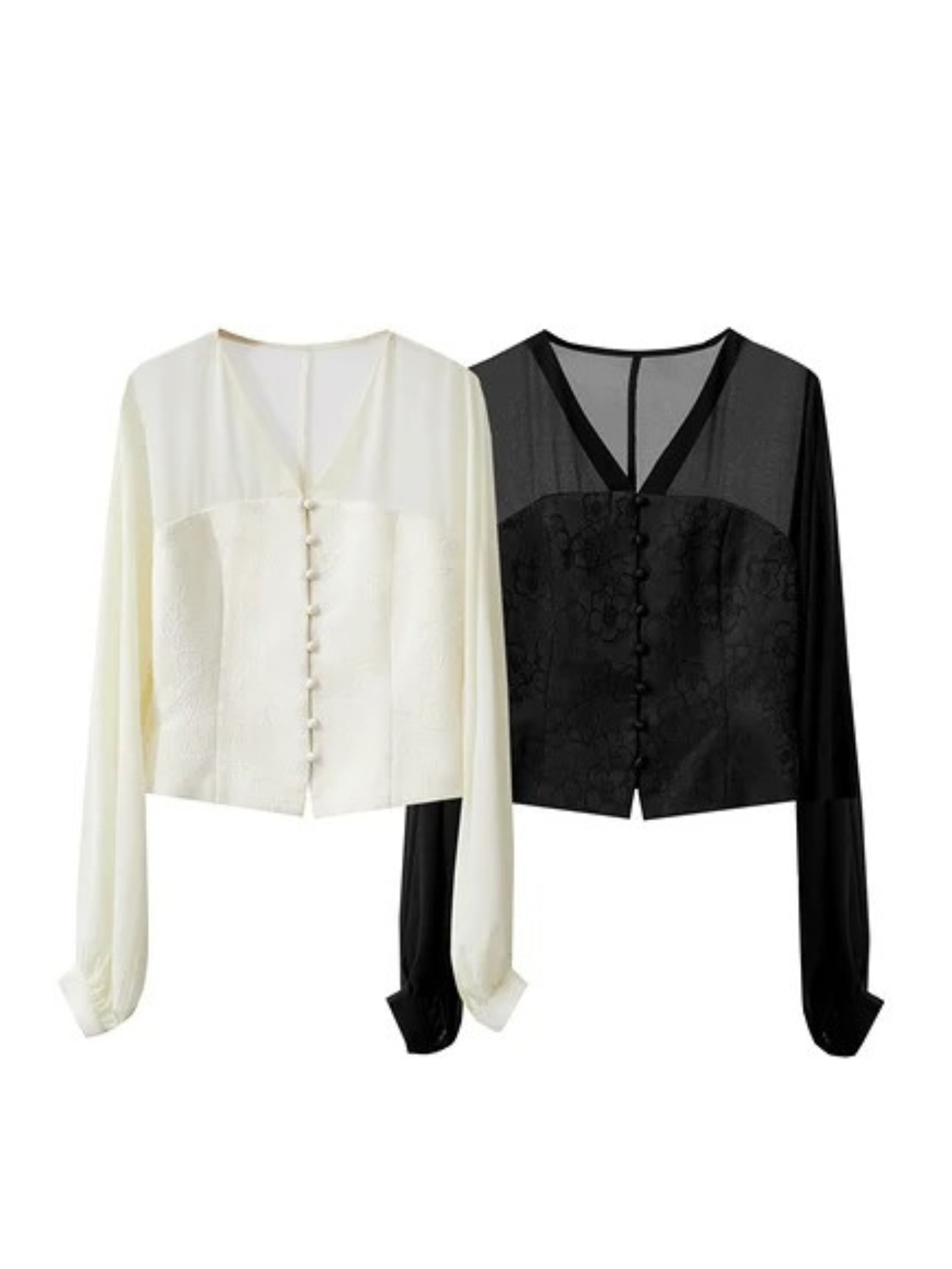 Dame Bluse Polyesterblanding | Løs Pasform Bluse Med Lanterneærmer | Let Design Til Arbejde & Hverdagsbrug | Vanero