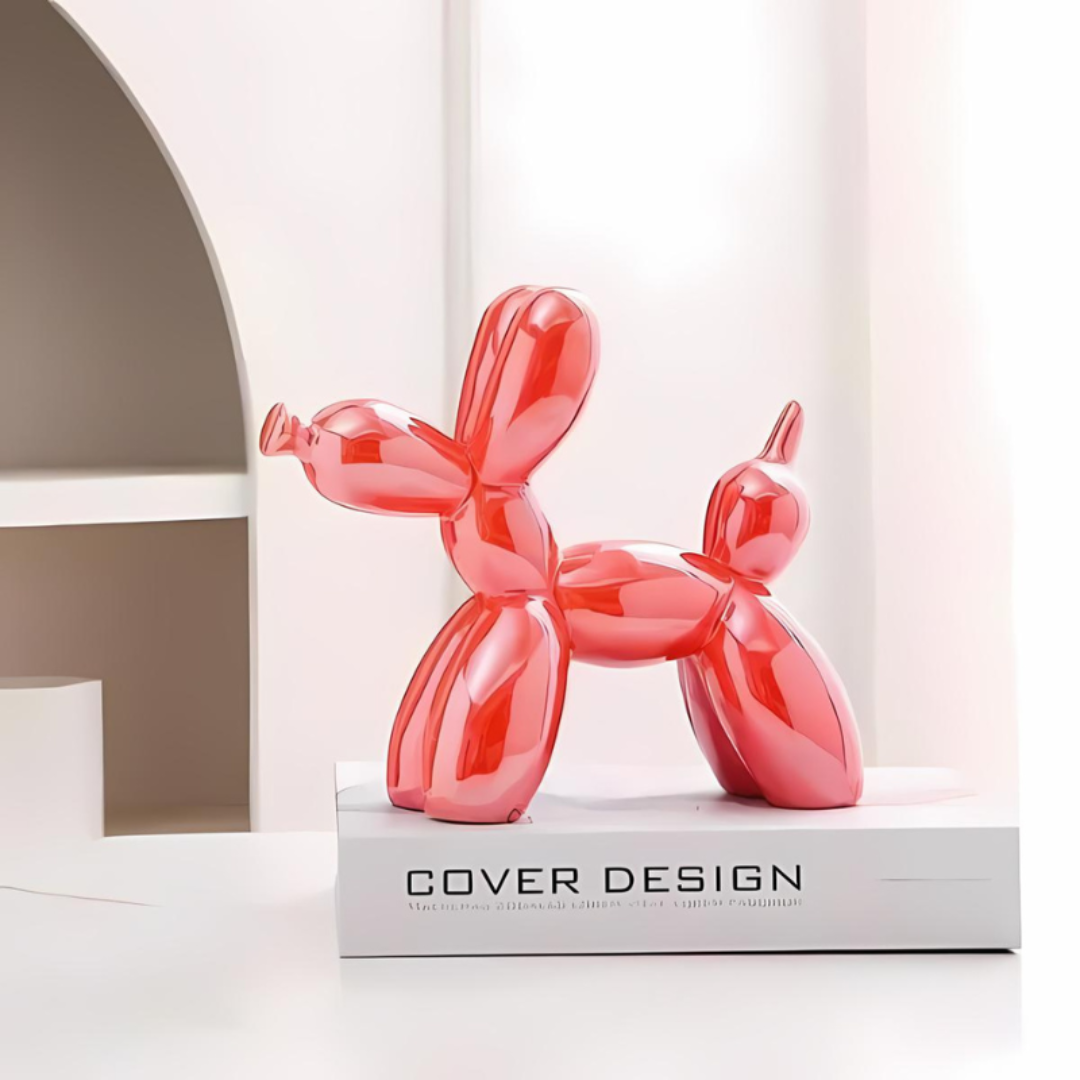 Nyxis | Keramisk Ballonhund Figur til Moderne Hjemmeindretning | Vanero