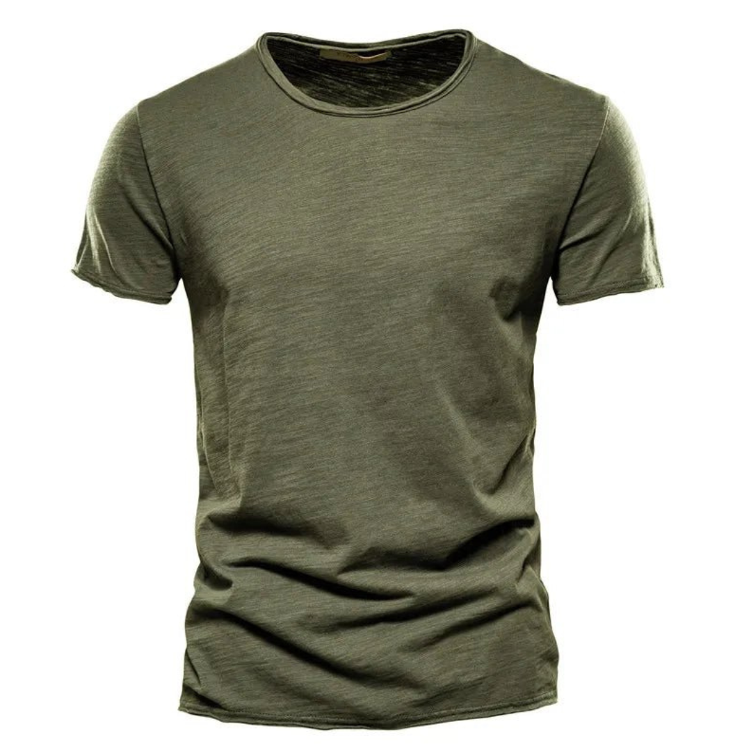 Gabriel | Stilfuld T-shirt med rund hals l Vanero