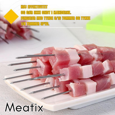 Meatix | BBQ Skewer Maker til perfekt formede kødspyd | Vanero