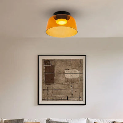 Nordisk Designer | Kreativ Personlighed Middelalderlig Glas Loftlampe | Vanero