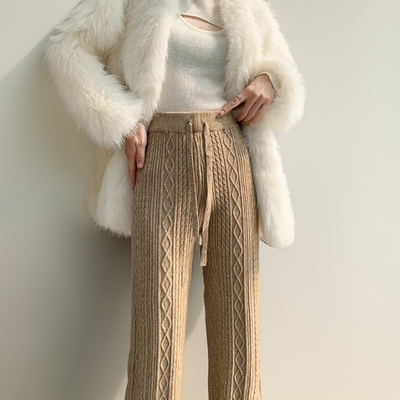 Atasha l Sweatpants I Kaschmirstrik l Vanero
