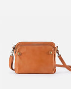 Dame Crossbody Taske PU-Læder | Multi-Rums Rejsetaske Design | Justerbar Rem Til Hverdag & Rejser | Vanero