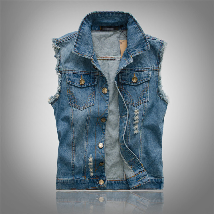 Ulrich l Stilfuld denimvest til mænd l Vanero