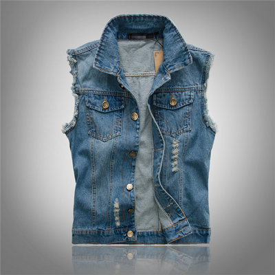Ulrich l Stilfuld denimvest til mænd l Vanero
