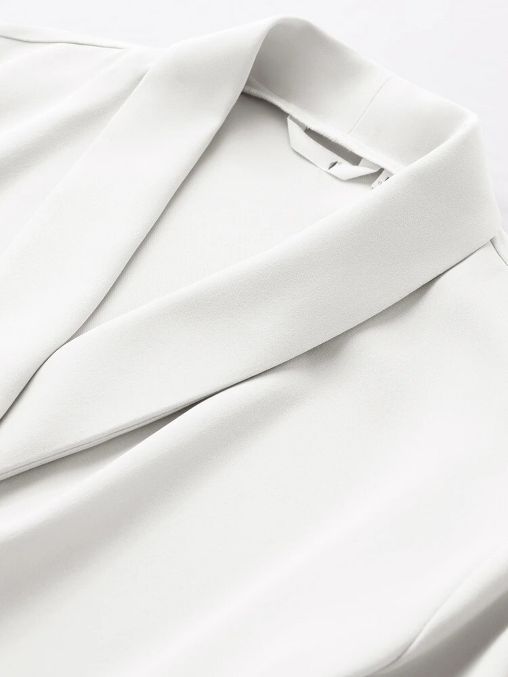 Dame Bluse Chiffonmateriale | Løs Pasform Langærmet Bluse | Asymmetrisk Kant Til Arbejde & Hverdagsbrug | Vanero