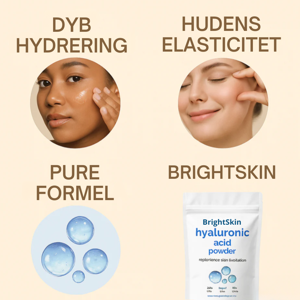 BrightSkin | Lav dit eget Hyaluron Serum. Ren. Glødende. Revitaliserende l Vanero
