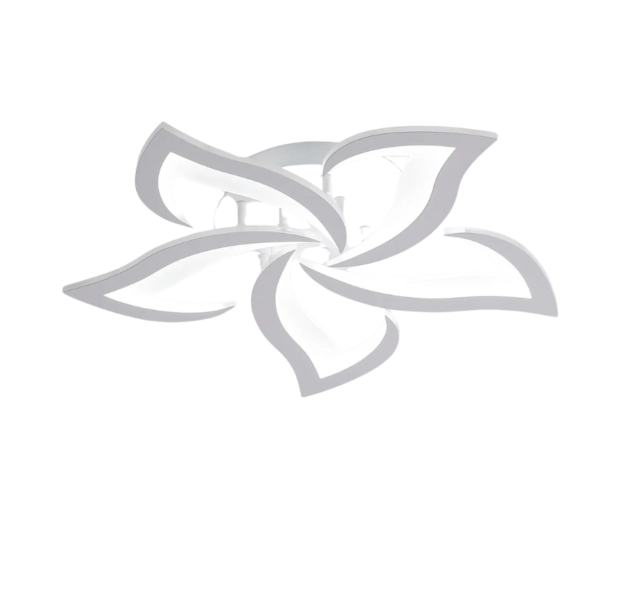 AcrylicGleam | Moderne loftlampe med fjernbetjening og LED-lys | Vanero