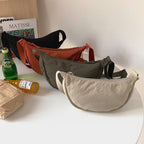 Dame Crossbody Taske i Polyester & Nylon | Justerbar Rem & Flere Lommer | Kompakt Sling Skuldertaske Til Hverdagsbrug | Vanero