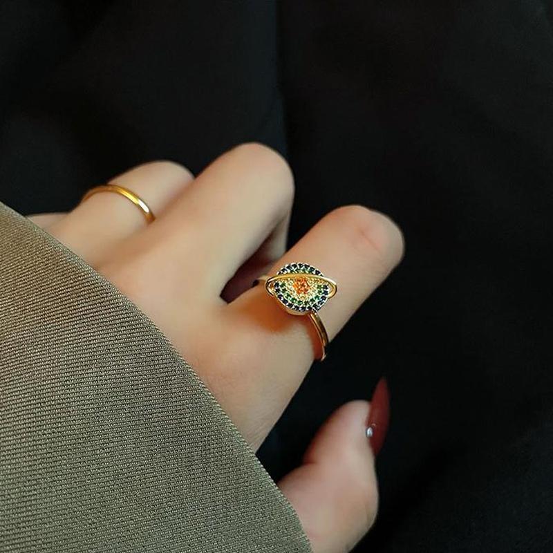 Galaktisk Serenity Legering Konstruktion | Justerbar Snurrende Ring | Roterende Galakseinspireret Design til Hverdagsbrug | Vanero