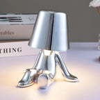 Genopladelig Bordlampe Med Justerbare Lysindstillinger | Transportabel LED Belysning I Aluminium Og Harpiks | Vanero