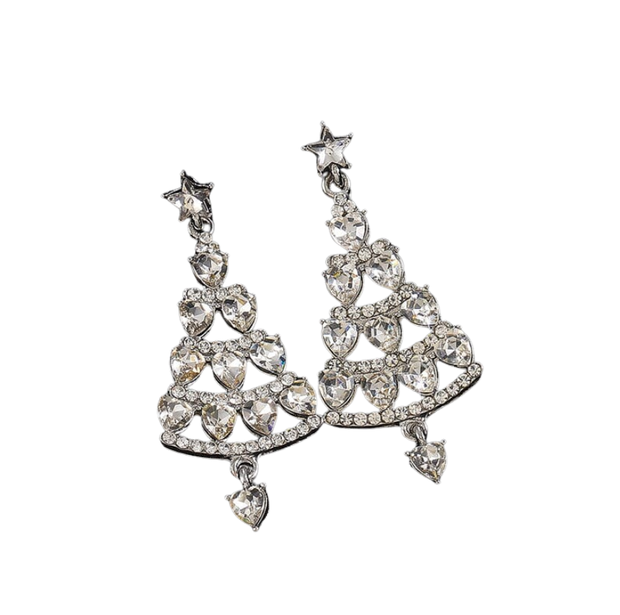Sparkling Christmas Tree | Earrings | Vanero