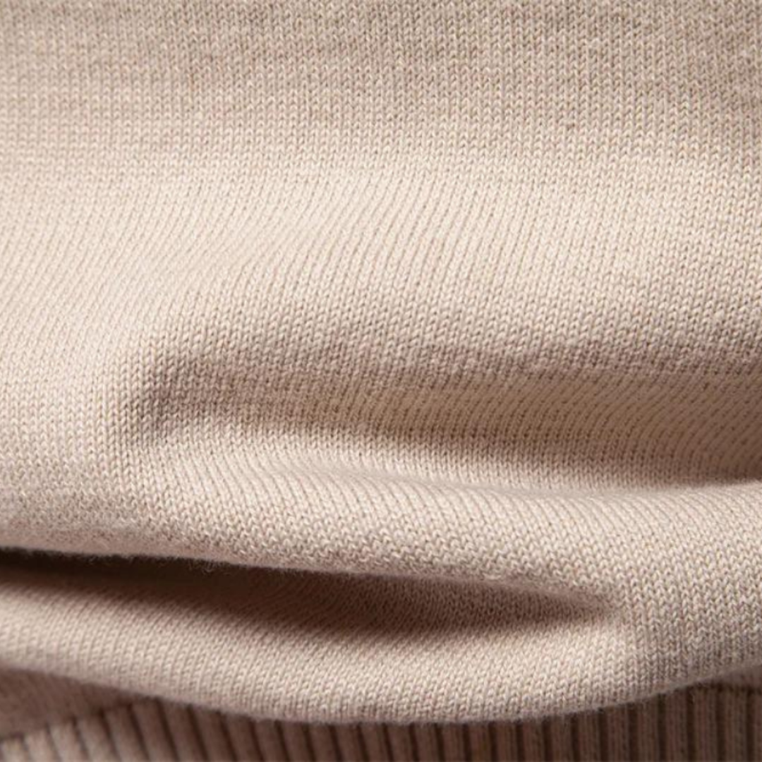 Liam Bomuld & Polyester | Tætsiddende Pasform Striktrøje | Broderede Detaljer til Daglig Brug & Kølige Dage | Vanero
