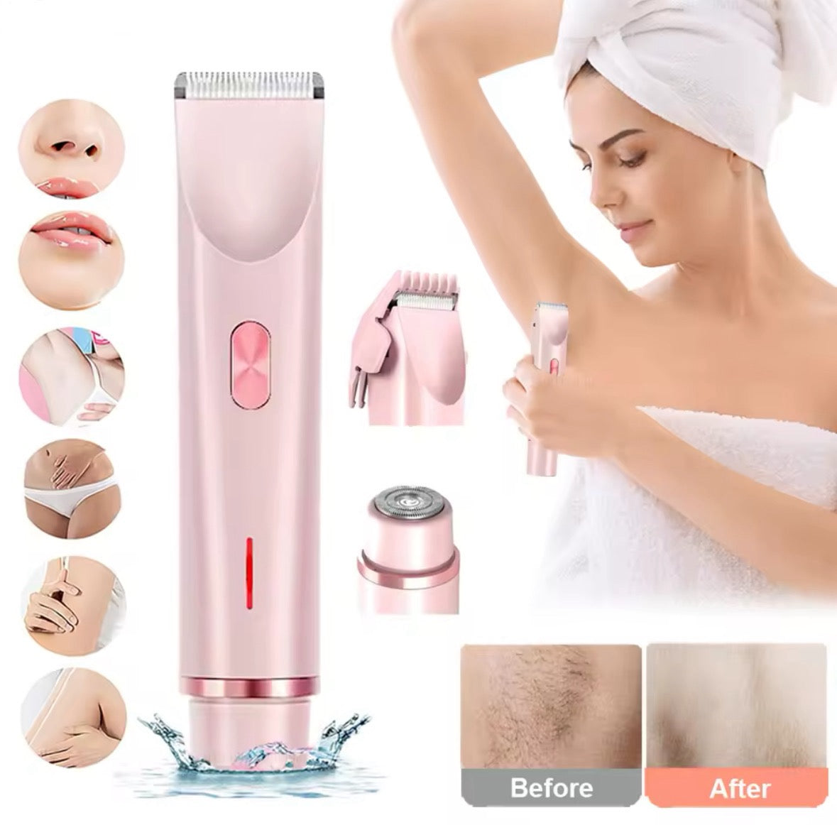 Dobbelt-Hoved 2 i 1 | Helkrops Barbermaskine | Vanero