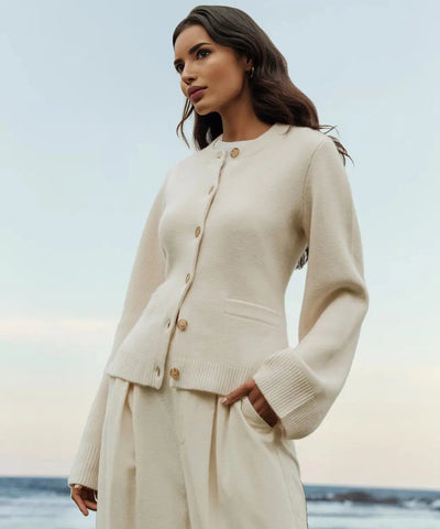 CozyGrace | Cardigan Chic Trøje l Vanero