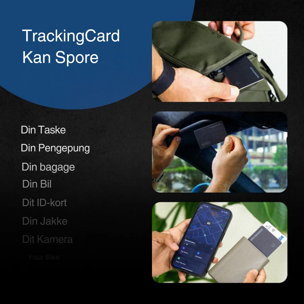 TrackingCard | Verdens bedste GPS-tracker (i din pung) l Vanero