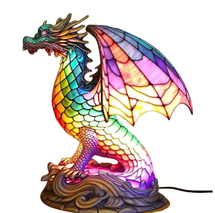 GlassGlow | Dæmpbar Fesignlampe med LED og Kunstnerisk Finish | Vanero