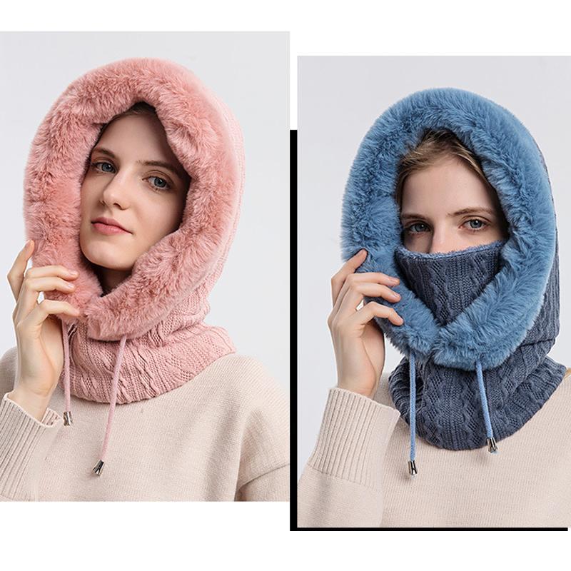 Hættetørklæde Polyester Fleece | One Size Hætte & Halsvarmer | Fleeceforet Design til Vinter- & Udendørsbrug | Vanero