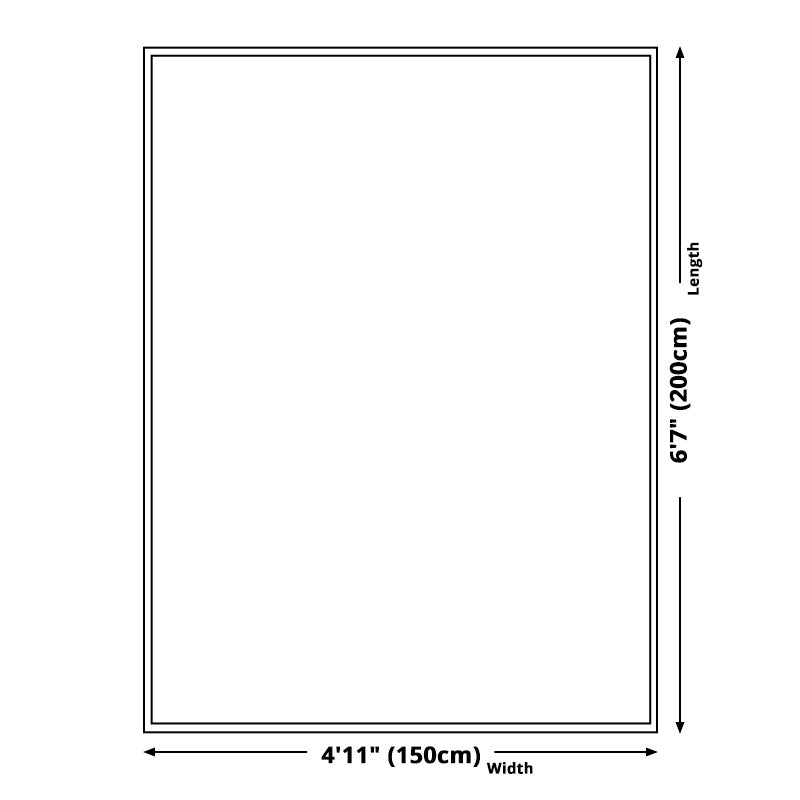 Retro Tribal Mønster | Tæppe Grøn Polyester Tæppe Maskinvaskbart Skridsikkert Bagside Gulvtæppe til Stuen  | Vanero