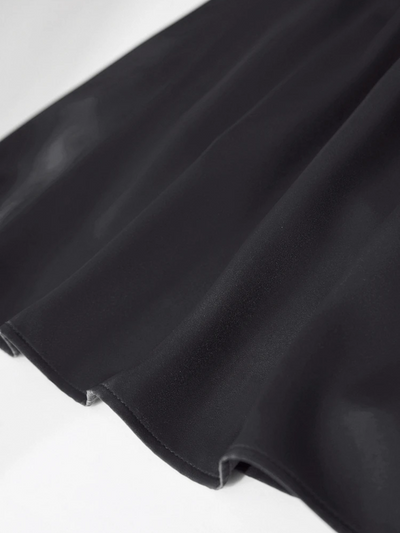 Satin l halterneck midikjole l Vanero