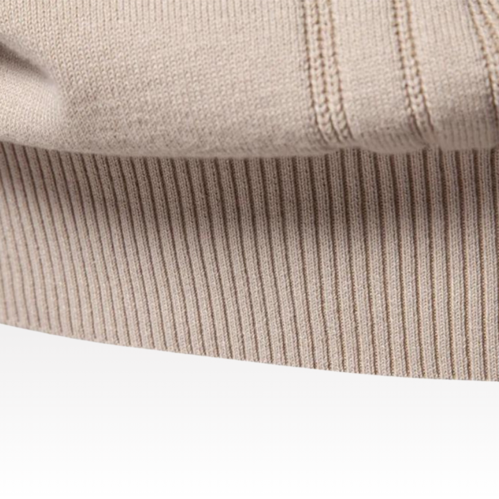 Herretrøje Strikmateriale | Regular Fit Sweater | Ternet Mønster Med Lange Ærmer til Hverdags- & Køligt Vejr Brug | Vanero