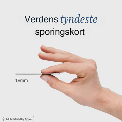 TrackingCard | Verdens bedste GPS-tracker (i din pung) l Vanero