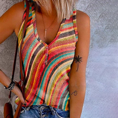 Regnbuestribet l Tanktop l Vanero
