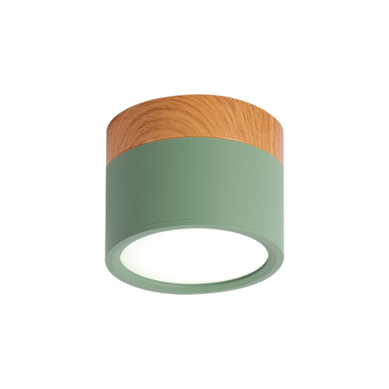 Kompakt LED Loftlampe | Loftbelysning i Metal og Glas | Indendørs Loftarmatur | Vanero
