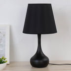 Bordlampe Med Empire Stofskærm | E26 E27 Kompatibel Belysningsdesign | Indendørs Belysning Til Stuer Soveværelser Og Læsehjørner | Vanero