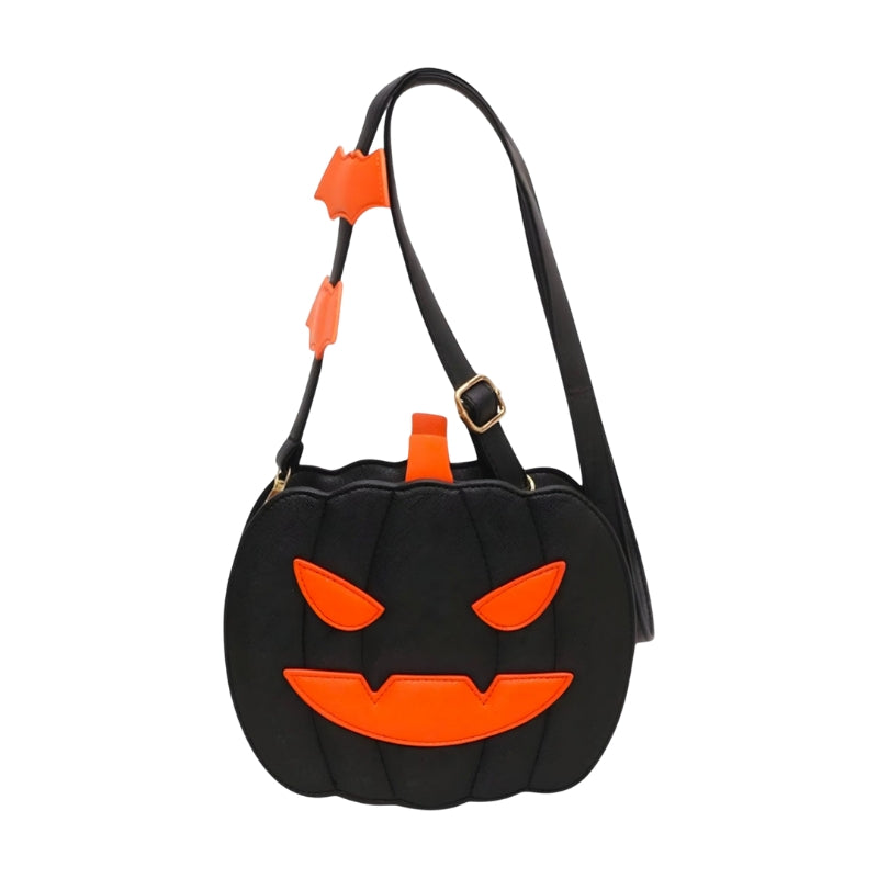 Juna Halloween Pumpkin Skuldertaske | Justerbart Riem & Festligt Design | Vanero