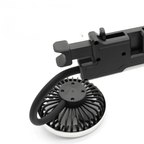 Bilventilator | Plast USB Bilventilator Med Dobbelt Rotationshoved | Justerbar Luftstrøm Til Køretøj | Vanero