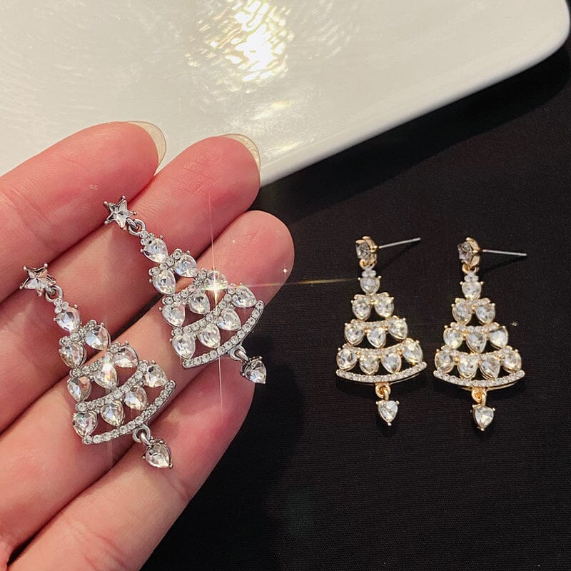 Sparkling Christmas Tree | Earrings | Vanero