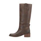 Alma Skindkonstruktion | Regular Fit Lange Læderstøvler | 5 cm Hæl til Hverdagsbrug & Formelle Outfits | Vanero