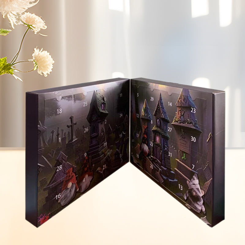 SpookyGnome | Halloween Adventskalender Med Plyssgnomer 31 Dage | Vanero