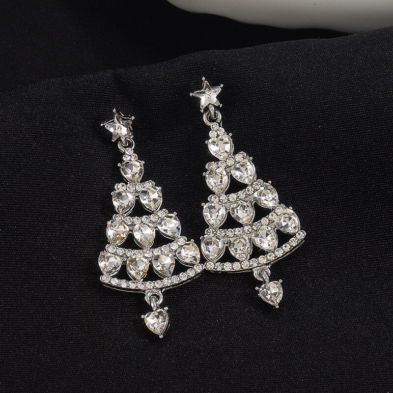 Sparkling Christmas Tree | Earrings | Vanero