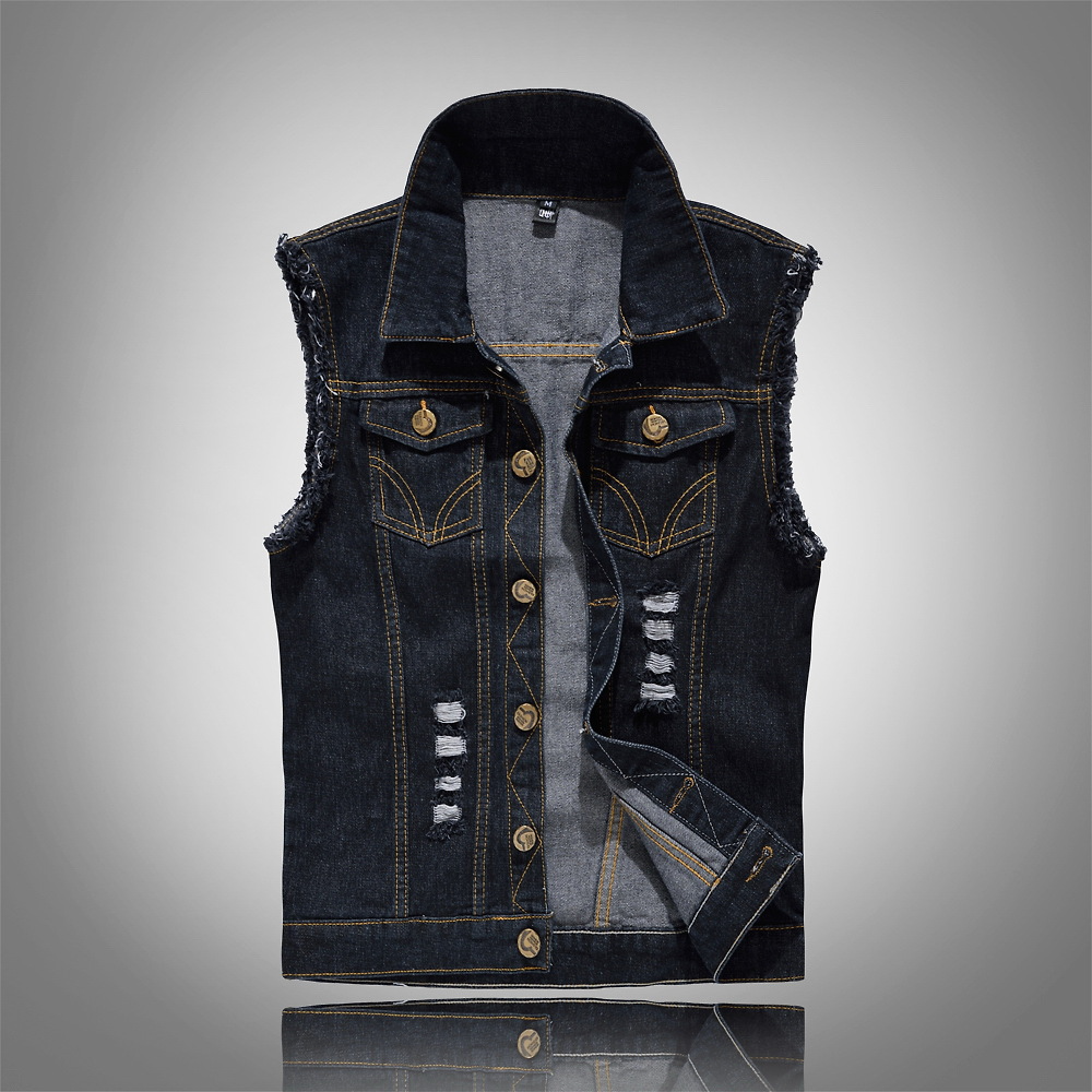 Ulrich l Stilfuld denimvest til mænd l Vanero
