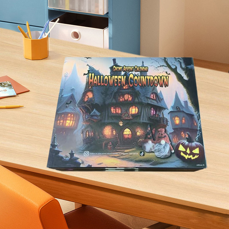 SpookyGnome | Halloween Adventskalender Med Plyssgnomer 31 Dage | Vanero