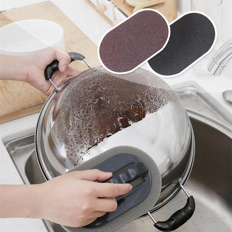 GripClean Ergonomisk Køkkensvamp l Effektiv Rengøring med Komfortabelt Greb l Vanero