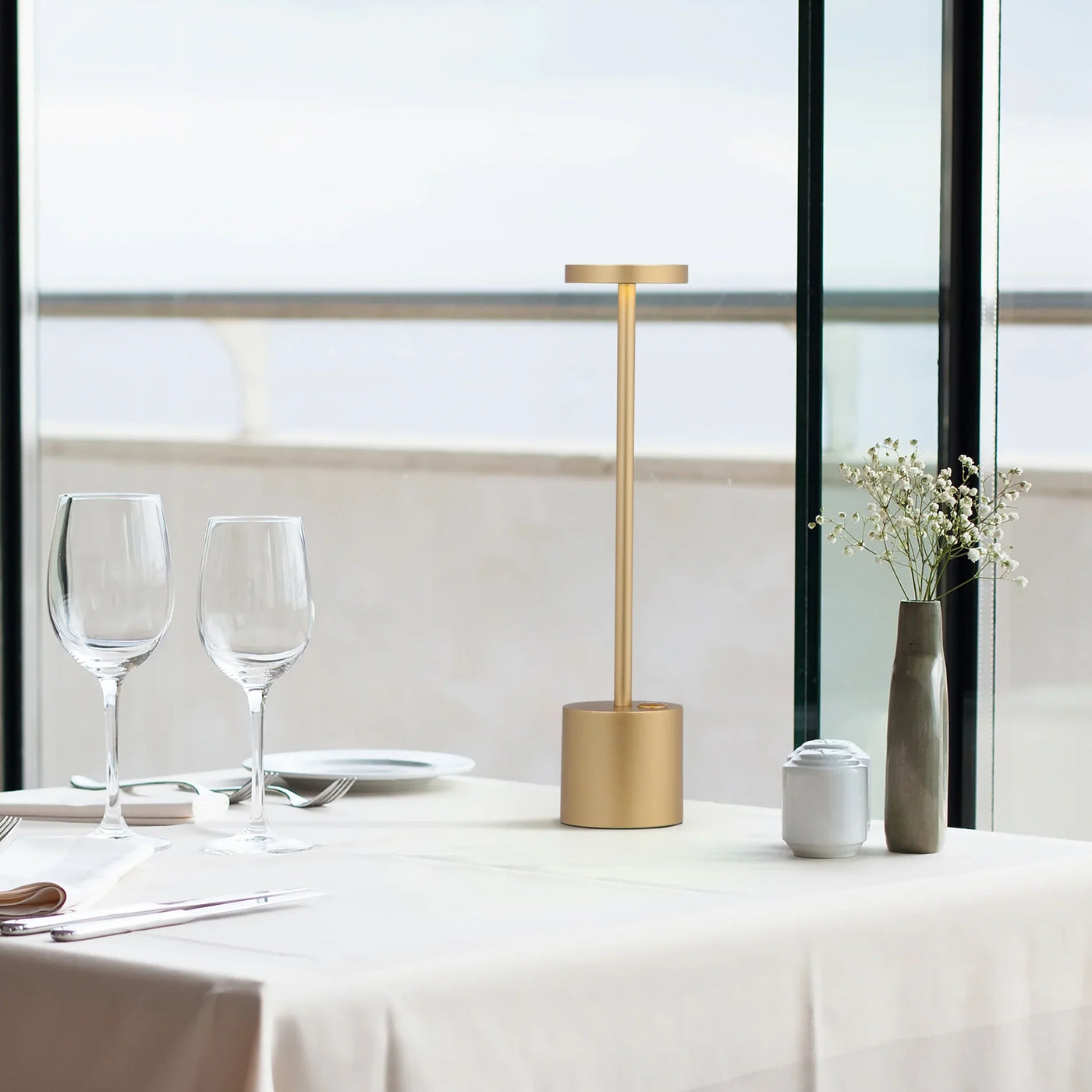 DuGlow | Stilfuld Genopladelig Bordlampe | Vanero