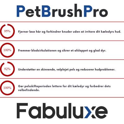 PetBrush Pro | Professionel Børste l Vanero