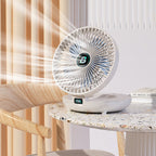 Bærbar Ventilator | ABS Foldbar Ventilator Med Genopladeligt Batteri Og Tre Hastigheder | Hjem Og Rejse | Vanero